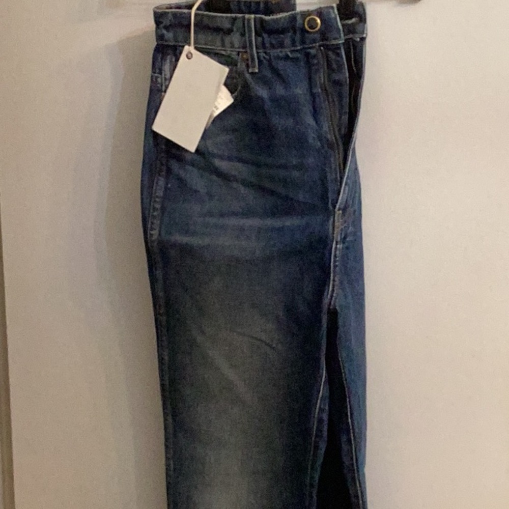 KHAITE Indigo Blue Denim Pants - Picture 2 of 3